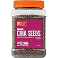 BetterBody Foods Organic Chia Seeds with Omega-3, Non-GMO, 567 gm