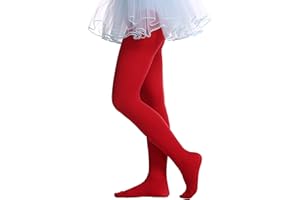 EVERSWE Girls Tights, Semi Opaque Footed Tights, Microfiber Dance Tights 40Den