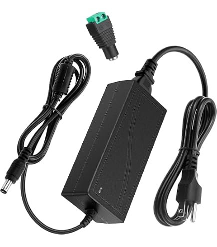 LEDupdates DC Splitter Cable For 12v 24V Power Supply LED Light And Security Camera 1 To 2 Cable 18 Awg Gauge