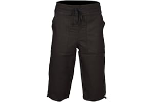 Sterling Sports® Mens 3/4 Length Linen Shorts Casual Pants Summer Holiday Beach Bottoms S M L XL XXL