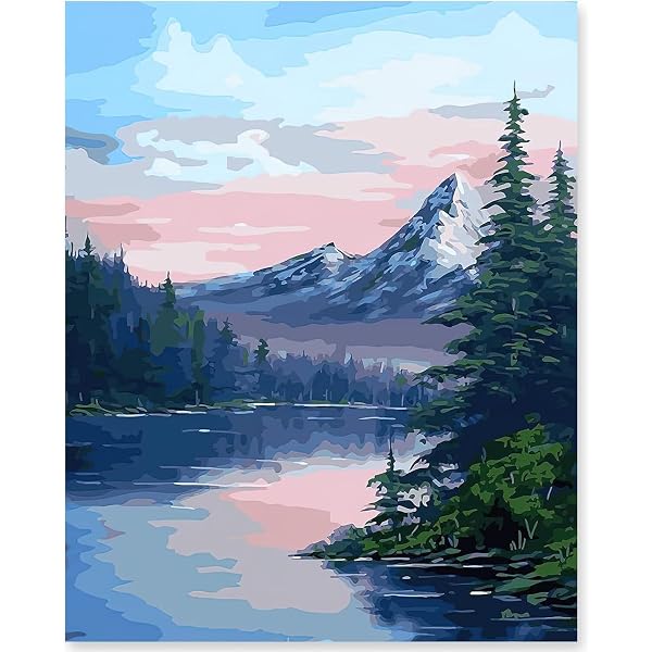 TISHIRON Peinture Par Numéros – Bouledogue Français – 40,6 X 50,8 Cm – Kit Complet Pour Adultes Et Débutants – Sans Cadre