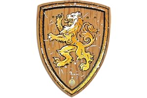 Liontouch - WoodyLion Shield For Kids, Age 3+ | Woodlike Foam Toy For Pretend Play In The Woods | Safe & Durable Battle Accessory For Dress Up & Costumes For Boys
