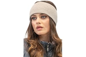 Vivisence Fascia Invernale alla Moda Perfettamente Aderente alla Testa Realizzata in Confortevole Filato Caldo con Viscosa Ideale per Le Fredde Giornate Autunnali E Invernali