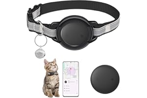 NOZLAID Cat Tracker Android - Real Time GPS Cat Tracker - No Monthly Fee (Only Android Devices)- Works with Google Find Hub - GPS Reflective Cats Collar Tracking Device