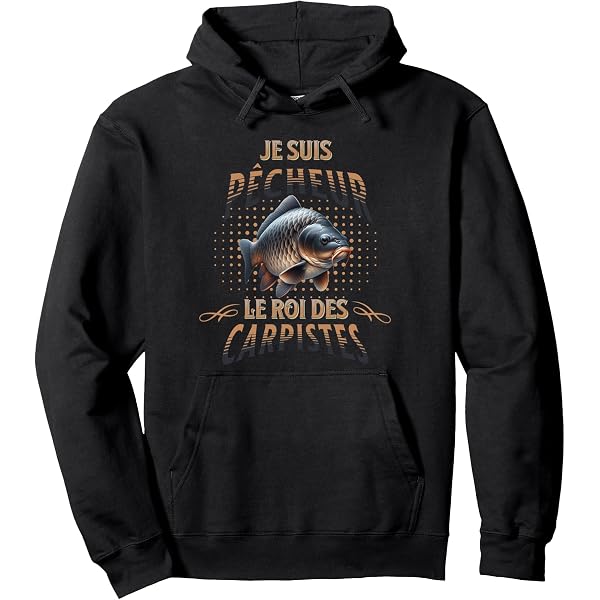 Sweat Capuche Vintage – Cadeau Pêcheur, Pêche à La Mouche, Truite, Saumon, Cool Design