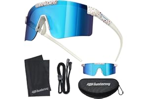 HTS HUNTERSKY Z87-Level Small Safety Cricket Sunglasses UV400 Youth Kids Women, Running Cycling Outdoor Sports Shades