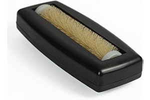 CRUMPY Aspirabriciole non elettrico a rullo spazzola per tappeti tovaglie spazzola briciole Spazzino auto caravan Nero