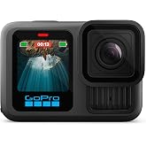 GoPro HERO13 Black - كاميرا أكشن مقاومة للماء بدقة فيديو 5.3K60 وصور بدقة 27 ميجابكسل + متوافقة مع عدسات سلسلة HB