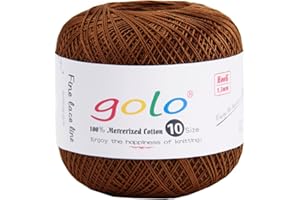 golo Crochet Thread Size 10 Yarn for Hand Knitting Crochet Yarn
