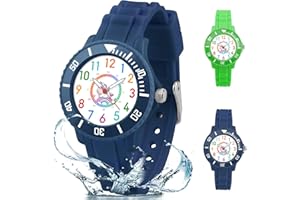 Ayybboo Kinderuhr,Armbanduhr Kinder für Jungen und Mädchen Geburtstag/Weihnachten/Rückkehr zur Schule Saison Geschenk