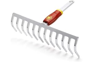 Outils Wolf, Râteau 12 Dents Multi-Star, DRM30 Multicolore 14 x 14 x 21 cm