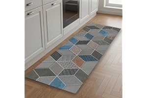 parpyon® Tappeto Cucina Antiscivolo Lavabile ETNA passatoia al metro ANTIMACCHIA e ANTISFILO Tappeto Multiuso per Bagno Scendiletto Tappeti moderni
