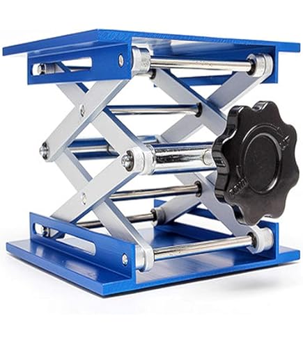 KOHAND Lab Jack Stand - 2 Pack Stainless Steel Adjustable Scissor Lift Table For Labs & Science Experiments