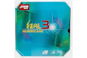 BESTPARTS Best Music Posters DHS NEO Hurricane 3 Table Tennis Rubber Sheet Ping Pong Rubber,2.15mm