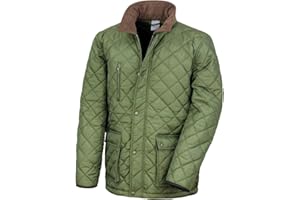 Result Mens Cheltenham Gold Fleece Lined Jacket (Water Repellent & Windproof)