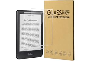 CONAPIKA Pellicola Protettiva per Kobo Clara BW/Kobo Clara Colour 6 Pollici, 2 Pezzi Durezza 9H Anti-impronte Vetro Temperato Pellicola Ultra Trasparente [Senza Bolle][Antigraffio] Protezione Schermo