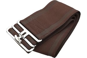 START ENJOY THE RIDE Cinghia da soffitto per cavalli e pony START elastica, lunghezza 2 m, marrone