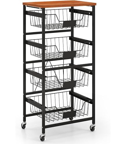 Mini Ctas De Plástico Para Tante, Cubo De Almacenamiento De Cocina, Organizador, Contenedor