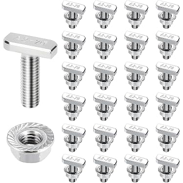 20x Hammerkopfschrauben M8 X 25 Edelstahl A2 Solar Photovoltaik Typ 28
