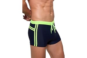 Arcweg Costume da Bagno Uomo Coulisse Pantaloncini Calzoncini da Bagno Elastico a Vita Bassa Boxershorts Slip Nuoto Spiaggia Mare Piscina