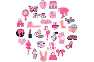 YUMCUTE Croc Charms Cartoon PVC Shoe Decoration Charms Cute Durable Water Proof Shoe Charms DIY Decorative Sandals Bracelet Wristband Beach Bags Accessories Birthday Party Gift for Kids Girls Boys Adult