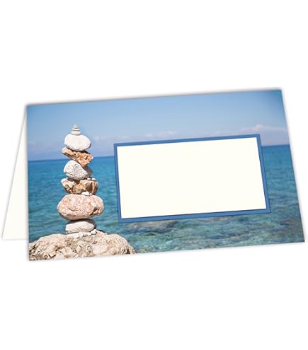 Segnaposto A Forma Di Diamante - Confezione Da 10, Colore Celeste - Foto 10