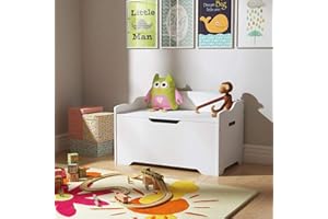 Walgreen® Mamakid Wooden Toy Organizer Storage Chest Ottoman Box and Sitting Bench White