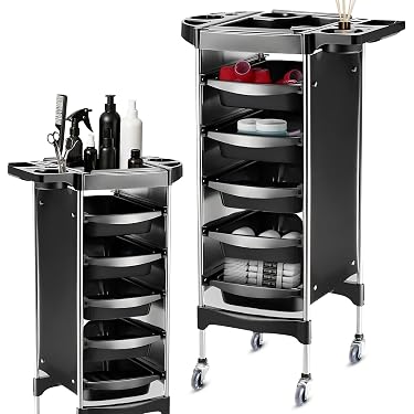 Weißer Beauty Trolley – Rollwagen Für Salon, Spa & Friseur