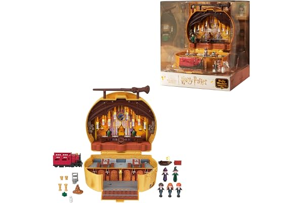 Polly Pocket Harry Potter Coffret Collector avec 5 poupées et 6 Accessoires, HRD56