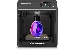 VOXELAB Flashforge Adventurer 5M Pro Stampante 3D,600mm/s Velocità di stampa,Livellamento Automatico,Doppio Raffreddamento,Monitoraggio Remoto, Ugello Rimovibile, Spegnimento Automatico,220 * 220 * 200mm