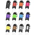 NALACAL 12 Pieces Mini Keychain Flashlight, USB Torch Rechargeable Colorful LED Flashlight High-Powered Keychain Lamp (White Light)