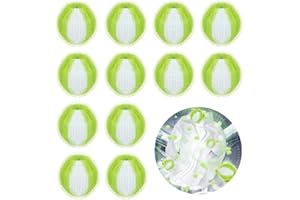 WUIIL 12 Stücke Tierhaarentferner Waschmaschine,Fusselbälle Waschmaschine,Haarentferner Tierhaare,Hundehaarentferner für die Waschmaschine,Und Wiederverwendbar