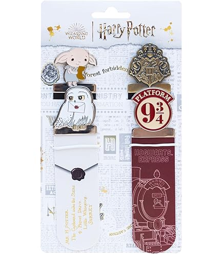 Segnalibri Magnetici Harry Potter - Pacco Da 4, Ufficiali, Per Lettura - Foto 5