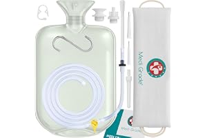 Enema Kit För Kolonrengöring - Klar, Giftfri 2L Kapacitet Lavemangssatser - Kaffe Och Vatten Kolonrensning Detox - Kolonskölj
