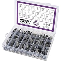 Lotto 100 Resistori A Film Metallico 249 Ohm 1/4 Watt 1% - XICON (271-249-RC)