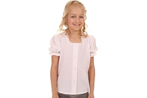 Isar-Trachten Kinder Bluse & Shirt 44940 WEIß