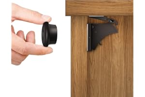 Dokon Baby Sicherheit Magnetisches Schrankschloss, die unsichtbare Kindersicherung für Schrank und Schubladen, ohne Bohren und Schrauben (10 Schlösser + 2 Schlüssel) - Schwarz