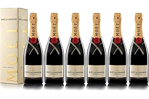 VINADDICT LOT 6 CHAMPAGNES MOËT & CHANDON BRUT MOËT IMPERIAL 75cl AVEC ÉTUIS.