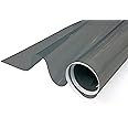 Greenfilm Static Cling Window Tint 50% Easy DIY for Home and Residential and Automotive, No Glue Light Gray Window Film (24" x 120")