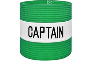 VerteLife Kapitänsband Spielführerbinde für Fußball und Rugby, Gummielastische Armbinde Kapitän Armbinde, Captains Armband für Erwachsene - Schwarz