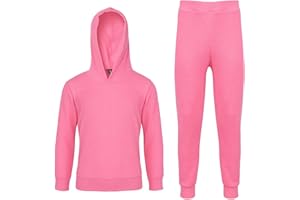 A2Z 4 Kids Girls Ribbed Hooded Top & Bottom Tracksuit Lounge wear Trendy Long Sleeves Top & Ribbed Legging Jogging Suit 7-13 Years