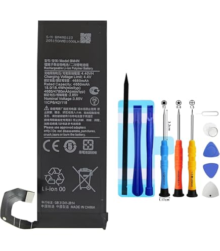 Batteria OnlyTech 5260mAh Per Xiaomi Mi Note 10 / Note 10 Lite – Con Kit Di 10 Strumenti, Qualità BM52