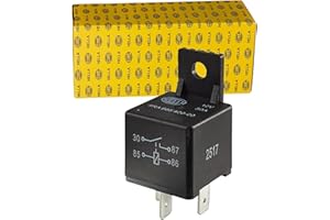‎HELLA HELLA 4RA 965 400-001 Minirelais, Arbeitsstromrelais, 12 V, 4-polig, Spulenwiderstand: 90 Ohm, Halter: ja