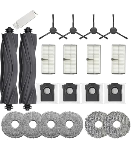 Kit Ricambi Per Robot Aspirapolvere Dreame - Spazzola Principale, Filtri, Spazzole Laterali, Panni E Sacchetti - Foto 6