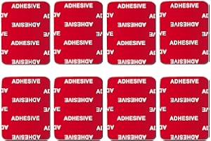 VIIMAKE Lot de 8 coussinets adhésifs 3M pour GoPro Hero 10, 9, 8, 7, 6, caméra d'action, caméras embarquées (coussinets de montage incurvés)