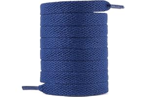 Knixmax 1 Par -2 Pares Cordones Redondos y Planos, Cordones Resistentes para Todo Tipo de Botas, Zapatos y Zapatillas - Varias Longitudes y Colores