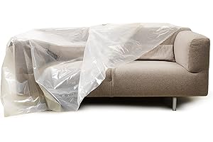 Direct Manufacturing Heavy Duty Sofa Furniture Protector Slip Over Cover Bag : Protection against Pet Clawing,Liquids,Dust. Great for when moving (3 Seater)