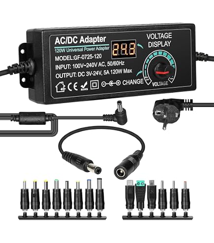 TopChargeur Netzteil 24V 3-Pin – AC/DC Adapter Für KleC SW-0692 / SW-6516 Mit 120 Cm Kabel