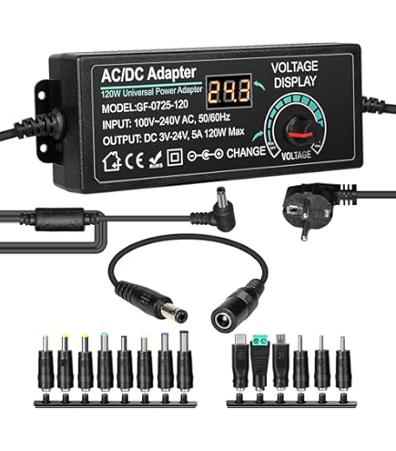Chargeur Secteur Universel 17 En 1 – 36V, Compatible Avec Adaptateur GQ30B-350080-AG Et Autres