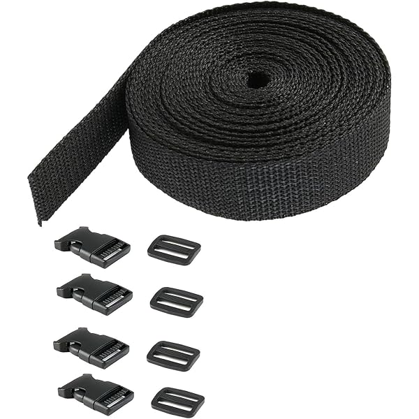 10 Clips Fixation Sangles Plastique - Accessoires Sac à Dos Tactique MOLLE Clip Rangement Sac à Dos Militaire